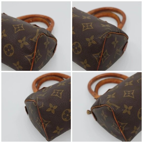 LOUIS VUITTON Monogram Mini Speedy Hand Bag M41534 LV Auth bs29086 - Picture 14 of 16